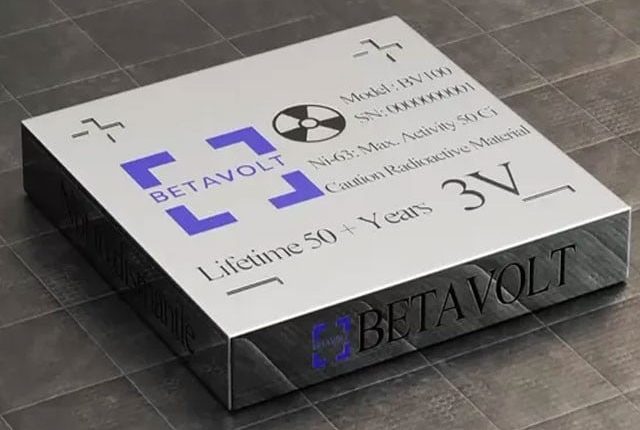 50 سال تک بغیر چارج کیے چلنے والی بیٹری