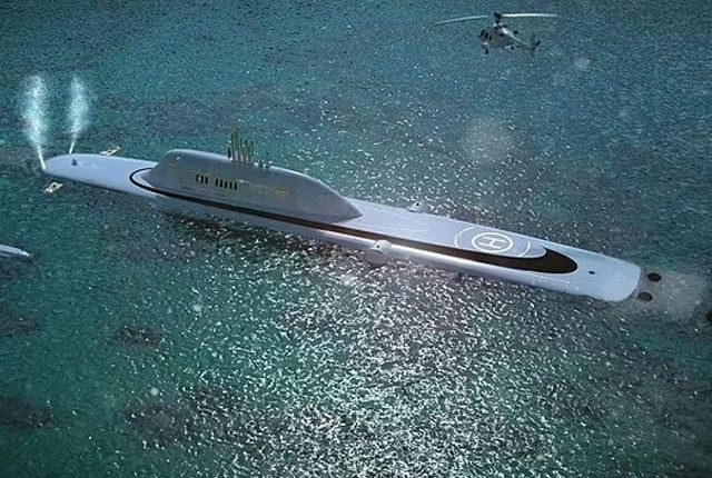 28 دن تک زیر آب رہنے والی مسافر آبدوز کا منصوبہ