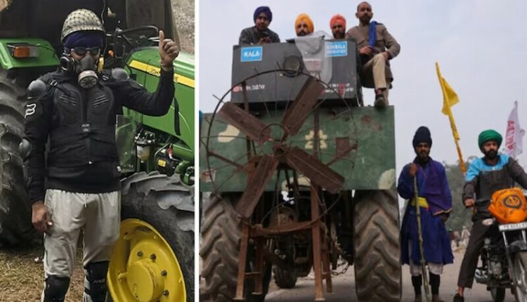 بکتر بند ٹریکٹر، کرینیں اور جگاڑو ہتھیار، بھارتی کسان دلی پر دھاوا بولنے کو تیار