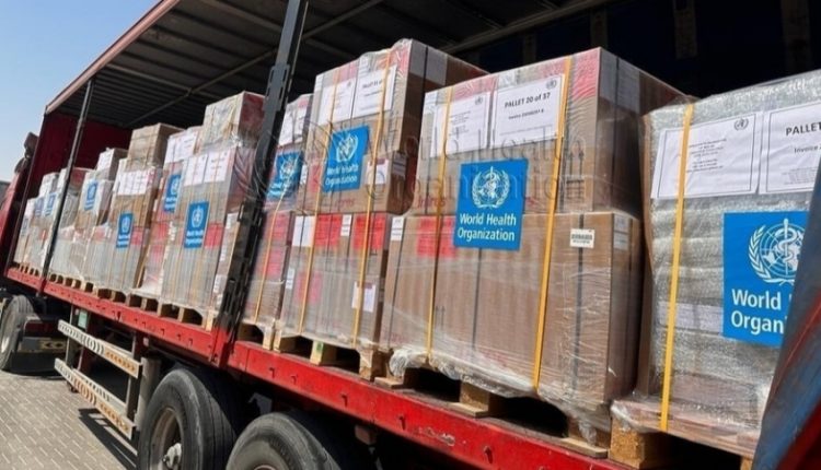 غزہ میں سامان لے جانے والے سولہ ٹرکوں کی آمد کا اعلان