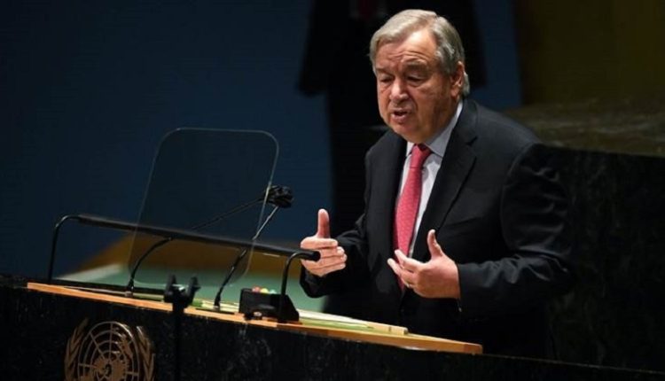 انٹونیو گوترش کا غزہ میں جنگ بندی کے جلد از جلد قیام پر زور