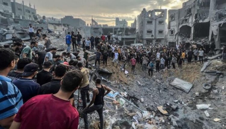 غزہ پرصیہونی بحریہ اور فضائیہ کا شدید حملہ، ہولناک مناظر ہر طرف لاشیں ہی لاشیں