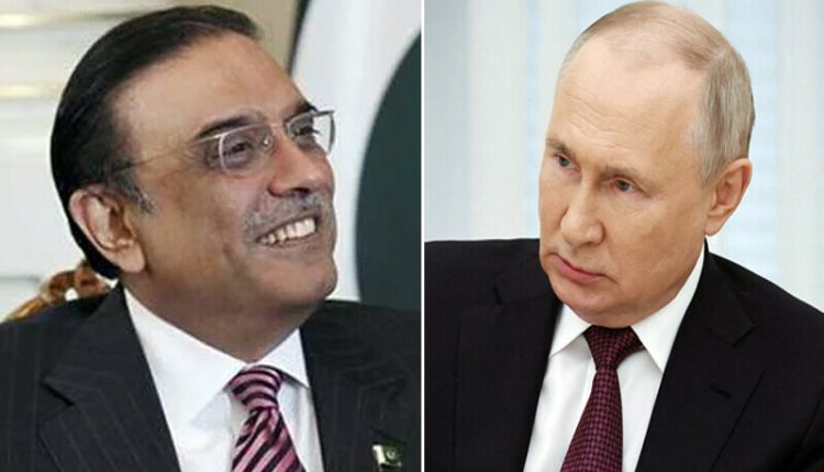 روسی صدر کی آصف علی زرداری کو صدارت سنبھالنے پر مبارکباد