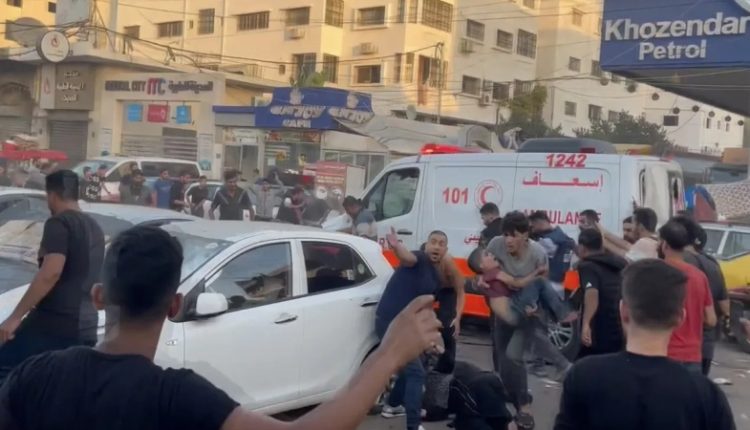 صیہونی فوجیوں کے غزہ کے شفاء اسپتال پر حملے