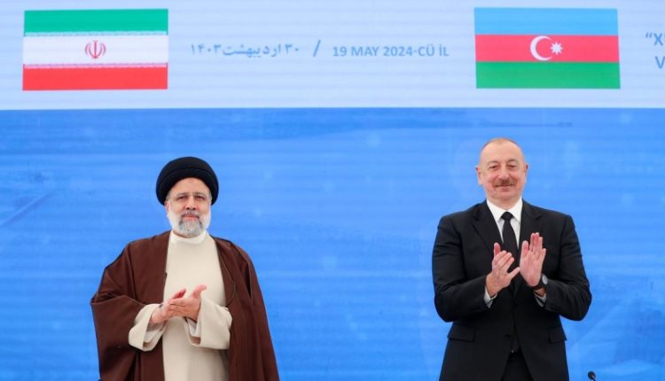 ایران اور آذربائیجان کے صدور کا دورہ قیز قلعہ سی ڈیم.