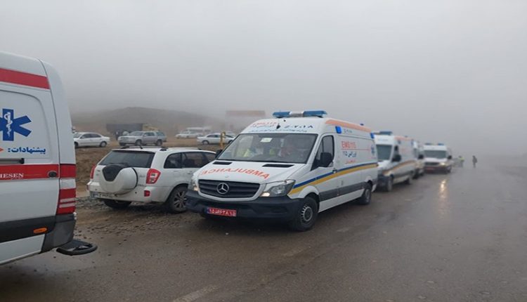 ریسکیو ٹیمیں جائے حادثہ کے قریب پہنچ گئیں