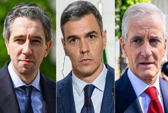 ناروے،آئرلینڈ اور اسپین نے فلسطین کو باضابطہ طور پر ایک ریاست تسلیم کرلیا