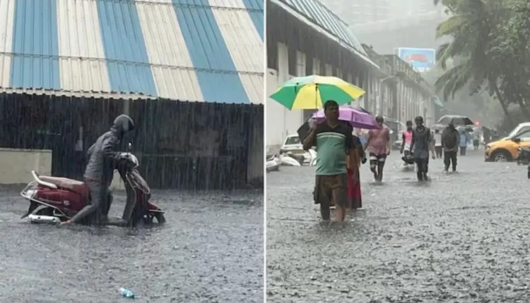 ممبئی: موسلادھار بارش سے سڑکیں جھیلوں کا منظر پیش کرنے لگیں، پروازیں متاثر