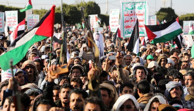 یمن کے لاکھوں جیالوں کا غزہ پر وحشیانہ صیہونی جارحیت کے خلاف مظاہرے