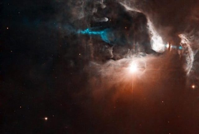 خلا کے دور دراز خطے میں ستارہ بننے کے عمل کی تصویر جاری