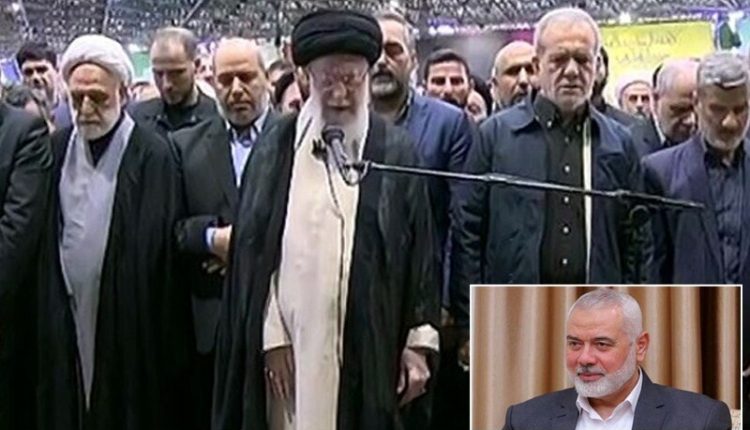 اسرائیلی حملے میں حماس کے سربراہ شہید، تہران میں اسماعیل ہنیہ کی نماز جنازہ ادا