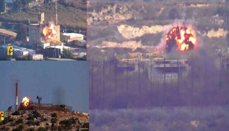 حزب اللہ نے دہشتگرد اسرائیلی فوج کے تین اور ٹھکانوں کو بنایا نشانہ