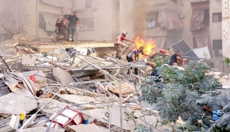 صیہونی جنگی طیاروں کی لبنان کے مختلف علاقوں پر شدید بمباری، شہدا کی تعداد 2350 ہو گئی