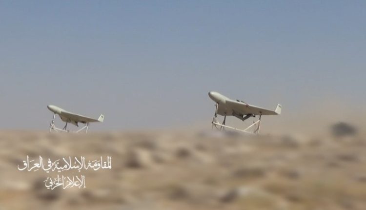 صیہونی ٹھکانوں پر عراق کی اسلامی مزاحمت کے ڈرون حملے
