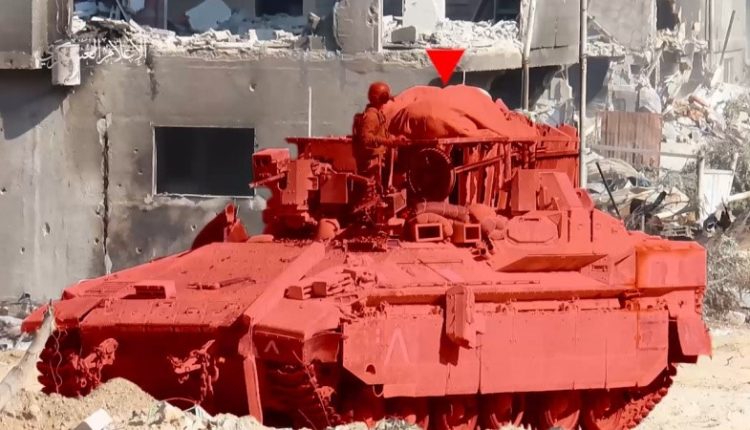 صیہونی حکومت کا مرکاوا ٹینک تباہ، القسام بریگیڈ کا بیان 