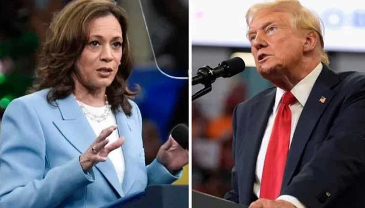 امریکی انتخابات: ٹرمپ کے مقابلے میں کملا ہیرس کی مقبولیت میں ایک فیصد کمی