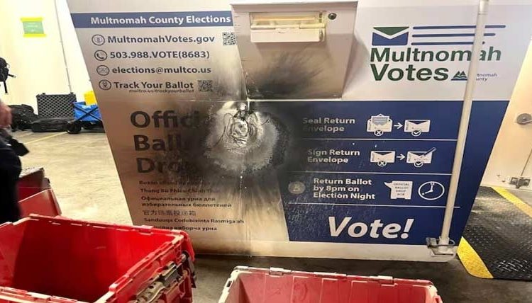 صدارتی انتخابات : واشنگٹن اور وینکوور کے بیلٹ باکسز میں آتشزدگی ، سینکڑوں ووٹ تباہ